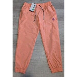 Stio Women's Pants Desert Coral Joggers Size Large Polyester New NWT